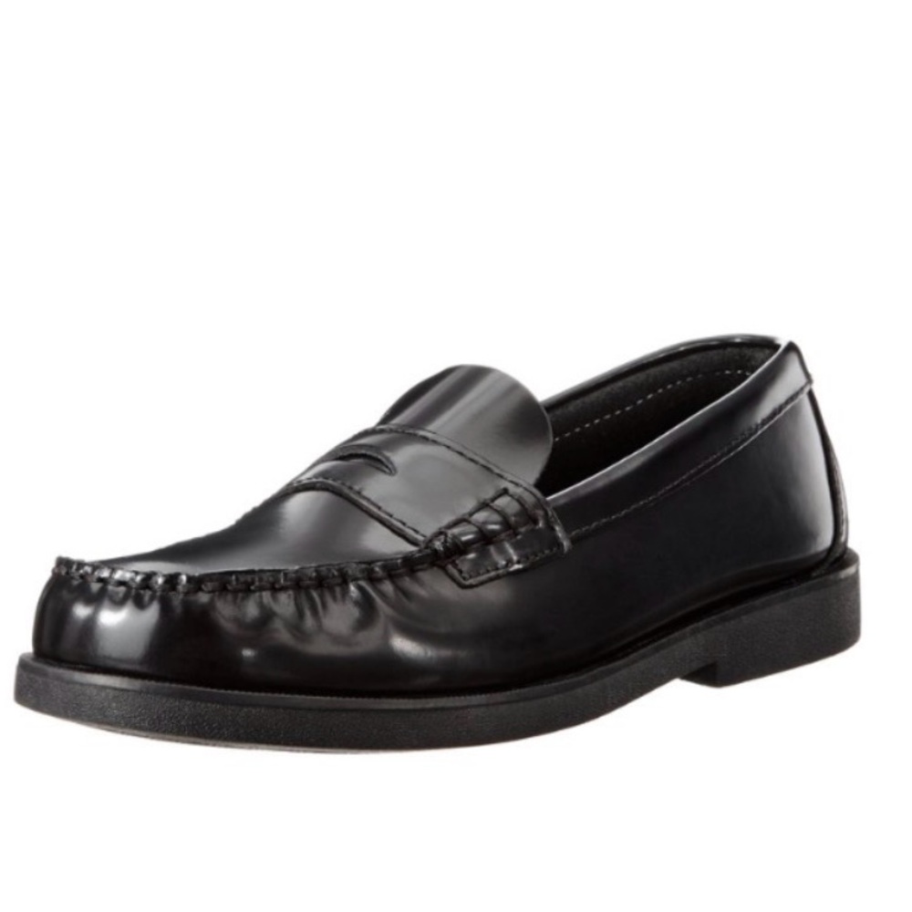 Sperry Top-Sider ‘Colton’ Boys Black Leather Loafers Size 1.5M - Picture 9 of 13